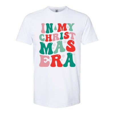 In My Christmas Era Groovy Xmas Softstyle CVC T-Shirt