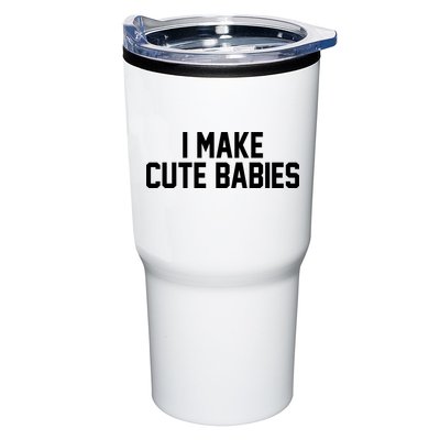 I Make Cute Babies Funny New Dad Mom Gift Tumbler
