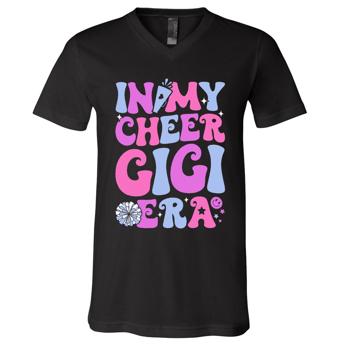 In My Cheer Gigi Era Cheerleading V-Neck T-Shirt
