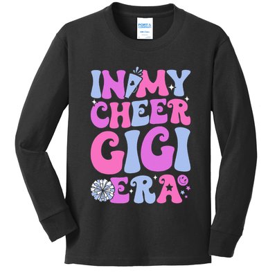 In My Cheer Gigi Era Cheerleading Kids Long Sleeve Shirt