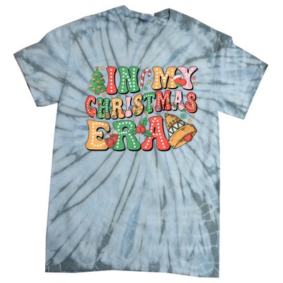 In My Christmas Era Retro Groovy Christmas Tie-Dye T-Shirt