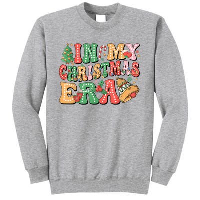 In My Christmas Era Retro Groovy Christmas Tall Sweatshirt