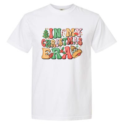 In My Christmas Era Retro Groovy Christmas Garment-Dyed Heavyweight T-Shirt