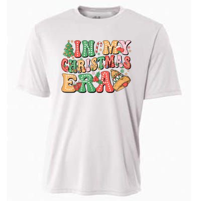 In My Christmas Era Retro Groovy Christmas Cooling Performance Crew T-Shirt