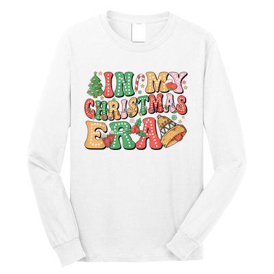 In My Christmas Era Retro Groovy Christmas Long Sleeve Shirt