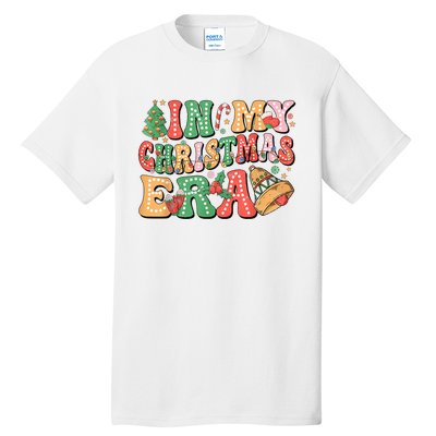 In My Christmas Era Retro Groovy Christmas Tall T-Shirt