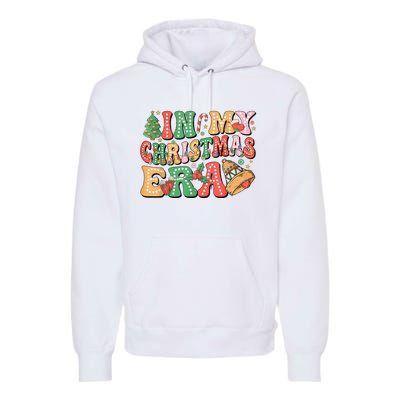 In My Christmas Era Retro Groovy Christmas Premium Hoodie