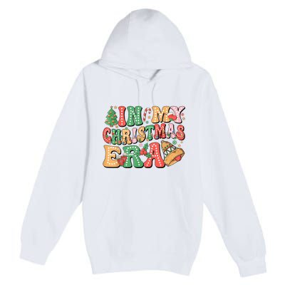 In My Christmas Era Retro Groovy Christmas Premium Pullover Hoodie