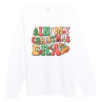 In My Christmas Era Retro Groovy Christmas Premium Crewneck Sweatshirt