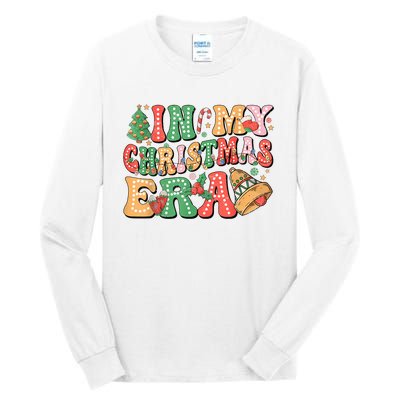 In My Christmas Era Retro Groovy Christmas Tall Long Sleeve T-Shirt