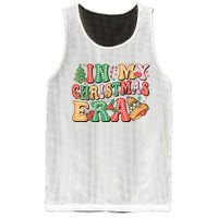 In My Christmas Era Retro Groovy Christmas Mesh Reversible Basketball Jersey Tank