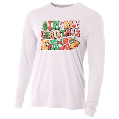 In My Christmas Era Retro Groovy Christmas Cooling Performance Long Sleeve Crew