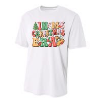 In My Christmas Era Retro Groovy Christmas Performance Sprint T-Shirt