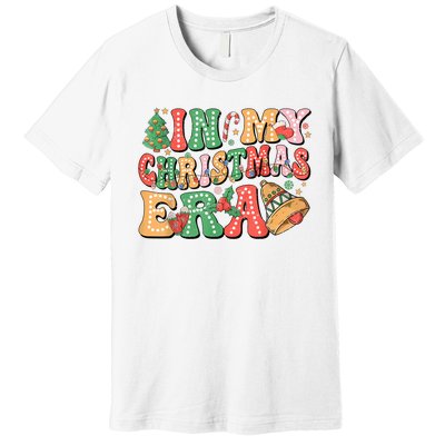 In My Christmas Era Retro Groovy Christmas Premium T-Shirt