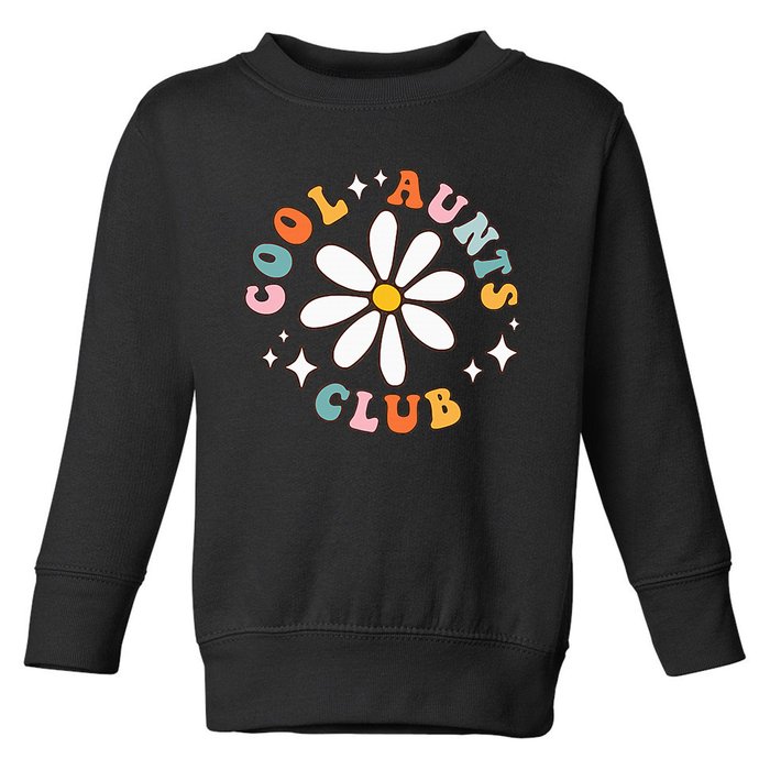 In My Cool Aunt Era Mothers Day For Auntie Toddler Sweatshirt