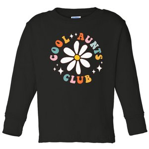 In My Cool Aunt Era Mothers Day For Auntie Toddler Long Sleeve Shirt