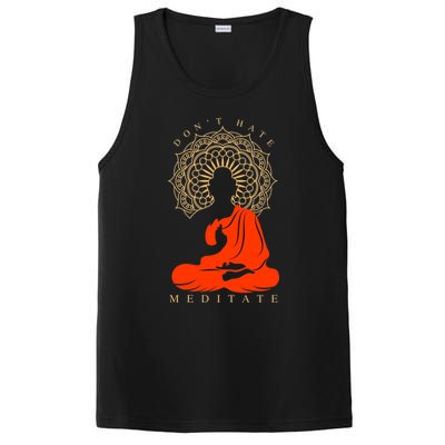 I Meditate Cute Gift PosiCharge Competitor Tank