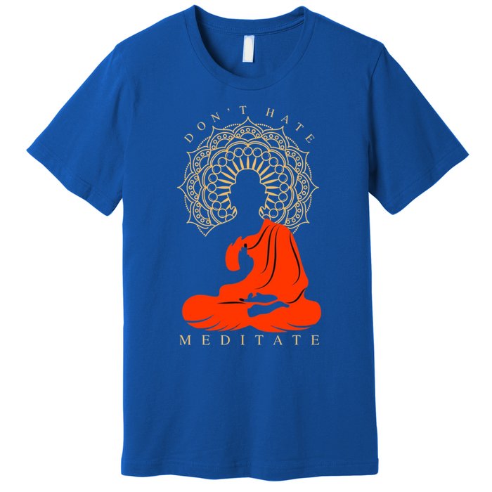 I Meditate Cute Gift Premium T-Shirt