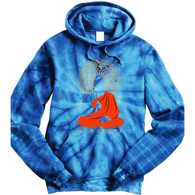 I Meditate Cute Gift Tie Dye Hoodie