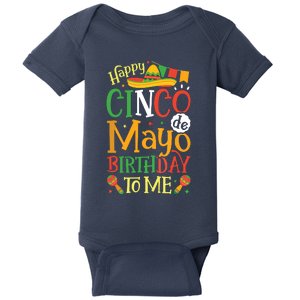 It's My Cinco De Mayo Birthday Fiesta Mexican B Day Party Baby Bodysuit