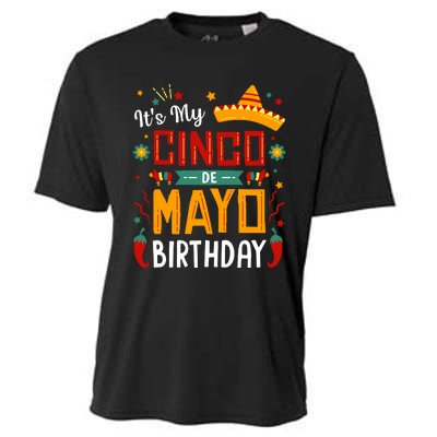 It's My Cinco De Mayo Birthday Cooling Performance Crew T-Shirt