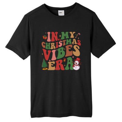 In My Christmas Vibes Era Groovy Christmas Matching Family Cool Gift Tall Fusion ChromaSoft Performance T-Shirt