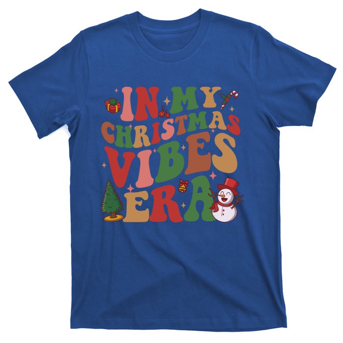 In My Christmas Vibes Era Groovy Christmas Matching Family Cool Gift T-Shirt