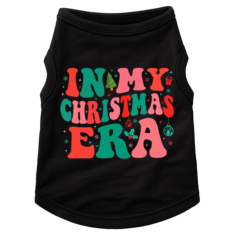 In My Christmas Era Family Matching Merry Christmas 2024 Doggie Tank