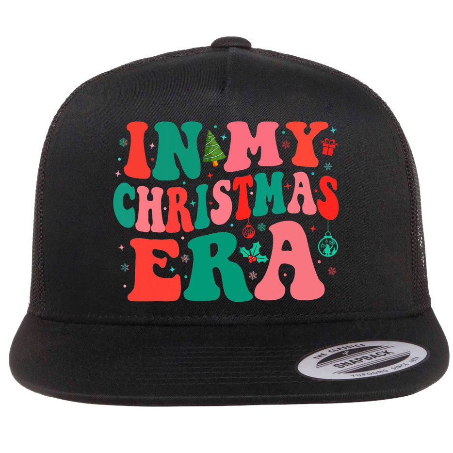 In My Christmas Era Family Matching Merry Christmas 2024 Flat Bill Trucker Hat