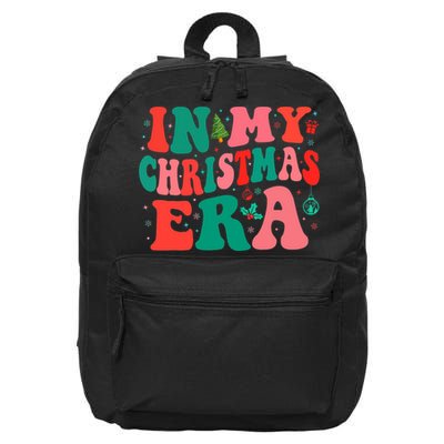 In My Christmas Era Family Matching Merry Christmas 2024 16 in Basic Backpack
