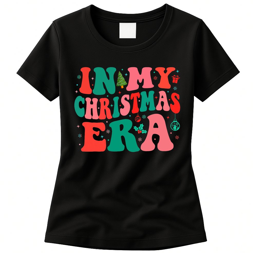 In My Christmas Era Family Matching Merry Christmas 2024 Womens T-Shirt