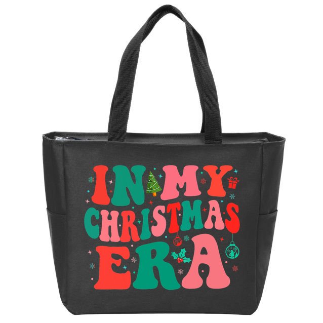 In My Christmas Era Family Matching Merry Christmas 2024 Zip Tote Bag