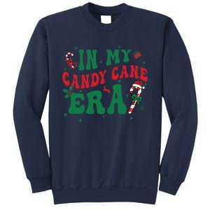 In My Candy Cane Era Groovy Christmas Holiday Xmas Sweatshirt