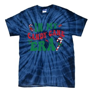 In My Candy Cane Era Groovy Christmas Holiday Xmas Tie-Dye T-Shirt