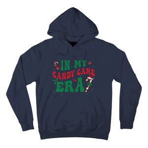 In My Candy Cane Era Groovy Christmas Holiday Xmas Tall Hoodie