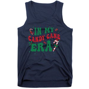 In My Candy Cane Era Groovy Christmas Holiday Xmas Tank Top