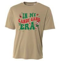 In My Candy Cane Era Groovy Christmas Holiday Xmas Cooling Performance Crew T-Shirt