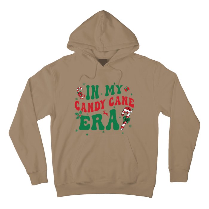 In My Candy Cane Era Groovy Christmas Holiday Xmas Hoodie