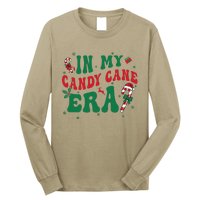 In My Candy Cane Era Groovy Christmas Holiday Xmas Long Sleeve Shirt