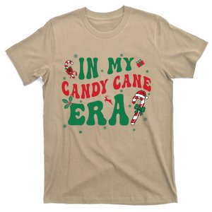 In My Candy Cane Era Groovy Christmas Holiday Xmas T-Shirt