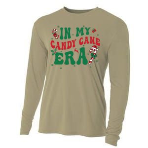 In My Candy Cane Era Groovy Christmas Holiday Xmas Cooling Performance Long Sleeve Crew