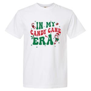 In My Candy Cane Era Groovy Christmas Holiday Xmas Garment-Dyed Heavyweight T-Shirt