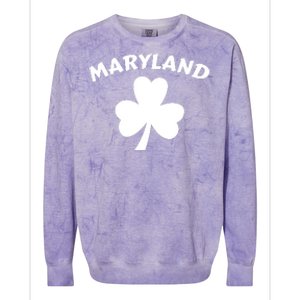 Irish Maryland Clover Colorblast Crewneck Sweatshirt