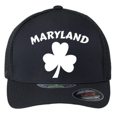 Irish Maryland Clover Flexfit Unipanel Trucker Cap