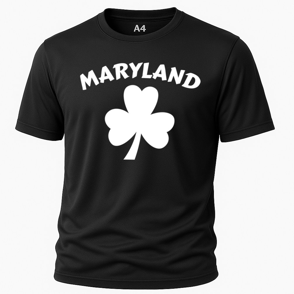 Irish Maryland Clover Cooling Performance Crew T-Shirt