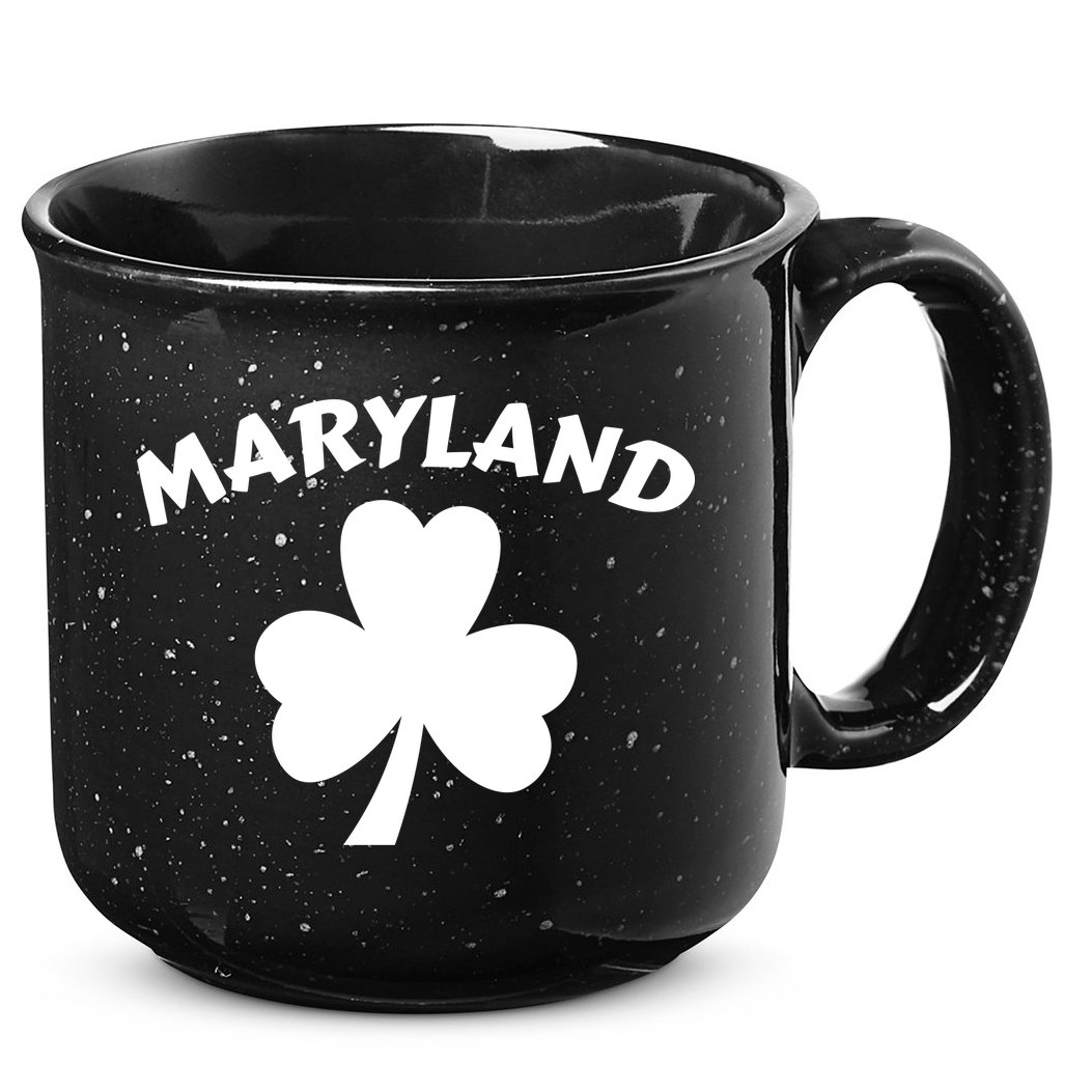 Irish Maryland Clover 15oz Campfire Ceramic Mug