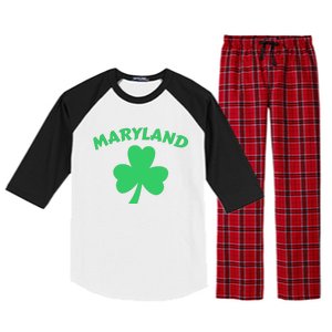 Irish Maryland Clover Raglan Sleeve Pajama Set