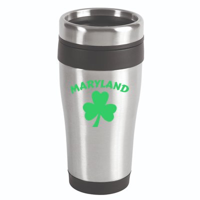 Irish Maryland Clover 16oz Travel Tumbler