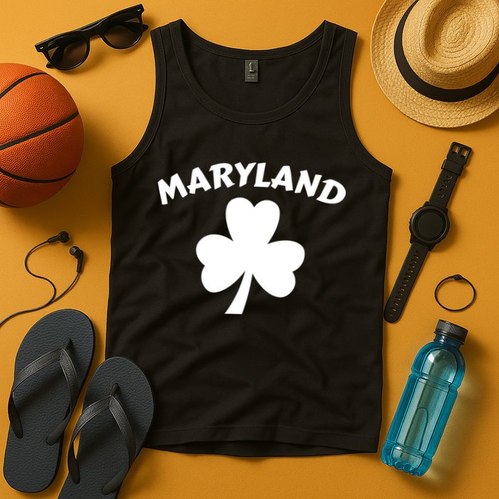 Irish Maryland Clover Tank Top