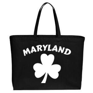 Irish Maryland Clover Cotton Canvas Jumbo Tote